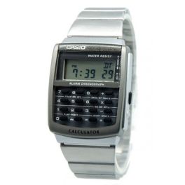 Casio Silver Tone Digital Calculator Bracelet Watch CA-506-1DF