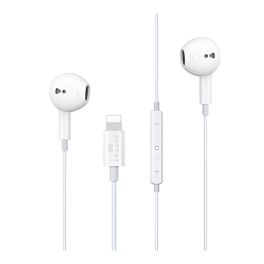 Engage MFI Apple Lightning Wired Earphone White EN-LWE