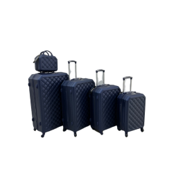 travel bags set 5 navy blue