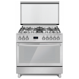 Ferre 90*60cm 5 Burners Free Standing Gas Cooker - Stainless Steel
