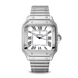 Raban Watch Stainless Steel 316 L (Style Cartier Santos)