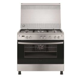 Frigidaire 5 Burners Gas Cooker, 90x60cm - Silver