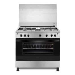 Frigidaire 5 Burners Free-Standing Gas Cooker, 90x60cm - Stainless Steel 