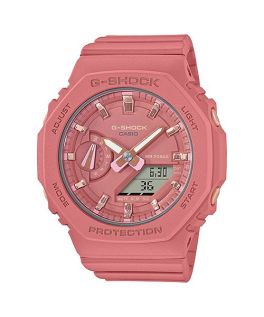Casio G-SHOCK Women's Watch, Ana-Digi Display, Pink Dial,Carbon Core GMA-S2100-4A2DR