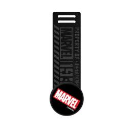 Haainc Strap for Samsung Galaxy S22/S22+/S22 Ultra Marvel logo - Black