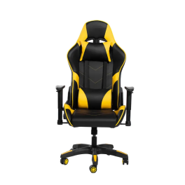 YSSOA كرسي لعبة فيديو أسود أصفر