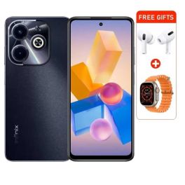 Infinix Hot 40i 4GB RAM 128GB  +free gift