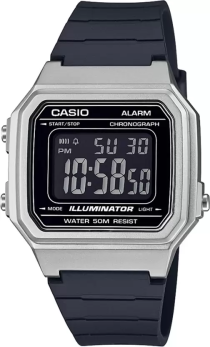 Casio Mens Quartz Watch Digital Display And Black Resin Strap W-217HM-7BVDF