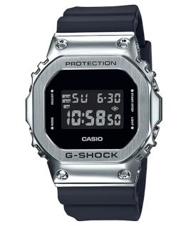 ساعة كاسيو جي شوك بإطار معدني GM-5600-1DR