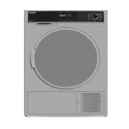 Sharp Condenser Dryer, 15 Programs, 7 KG - SIlver