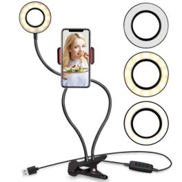 2 In 1 Selfie Ring Light With Phone Holder Stand