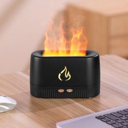 Flame Aroma Diffuser For Rooms Mist Humidifier Aromatherapy for Spa Home Yoga Office Bedroom