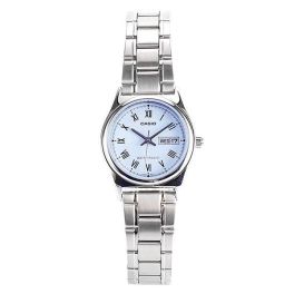 Casio, LTP-V006D-2BUDF, Women’s Watch Analog, White Dial Silver Stainless Band