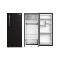Midea Single Door Refrigerator 268 Liter - Black