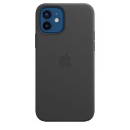 IPHONE 12 / 12 PRO LEATHER CASE WITH MAGSAFE BLACK