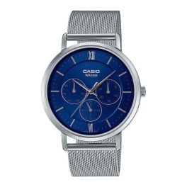 Casio analog blue dial men's watch 