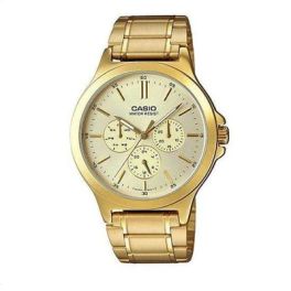 Casio Analog Gold Dial Women's Watch-LTP-V300G-9AUDF