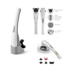 Naipo Rechargeable Handheld Massager, 4 Buttons Operation, 5 Massage heads - XF-5120