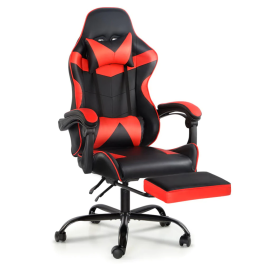 YSSOA Video Game Chair Black Red