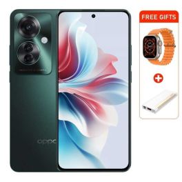 Oppo Reno 11F 5G Smartphone, 8 GB RAM, 256 GB Stoarge,Palm Green, With Free Gifts