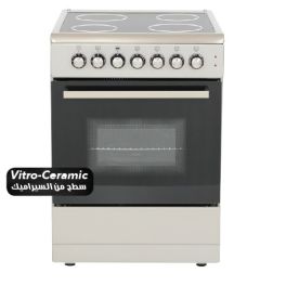 Orca 60*60 Free Standing Electrical Oven - Ceramic White