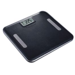 Orca Electronic Scale,Leather Look,180Kg - Black