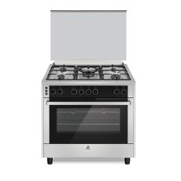 Orca 5 Burner Full Safety Gas Cooker - Silver