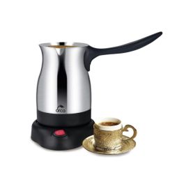 اوركا – ماكينة صنع القهوة التركية 1000 واط 300 مل – فضي OR-PR75-TCM