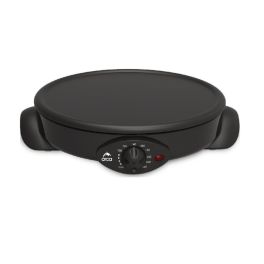 Orca Crepe Maker and Grill Pan 1500 Watts - Black
