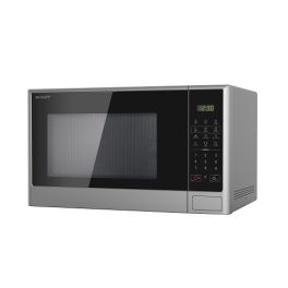 Sharp 28L Microwave Oven, 1100 Watts - Silver