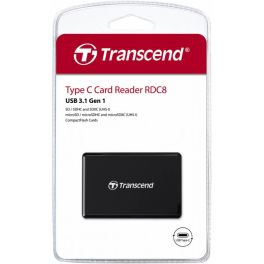 Transcend RDC8 USB 3.1 Type-C Card Reader (Black)