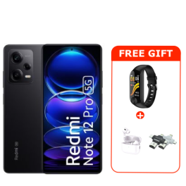 REDMI Note 12 Pro- 256GB- RAM 8 GB- 5G+ Free Gifts gifts (USB Connector+ Fitness Band+ Airpods)