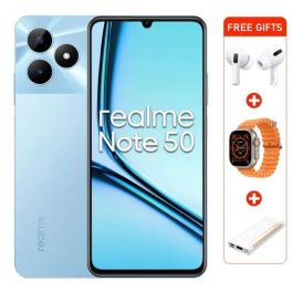 Realme Note 50 6.74 -inch 4GB/128GB  Dual SIM Sky Blue Way With Free Gifts