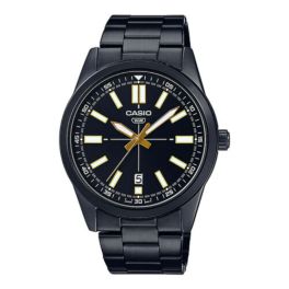 Casio MTP-VD02B-1EUDF Black Stainless Steel Men's Watch
