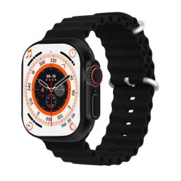 T800 Ultra Sport Fitness Bluetooth Call Smartwatch - Black 