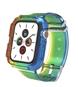AhaStyle Band With Case Design Ultra Transparent for Apple Watch 40mm