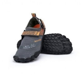 silicone anti-slip wading shoes grey-orange/L(41-42)