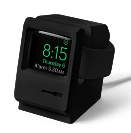 RetrO PC- Apple Watch Stand - أسود