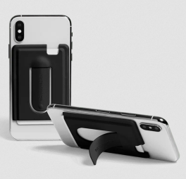 Arch CardSafe محفظة  مع حامل الهاتف - أسود