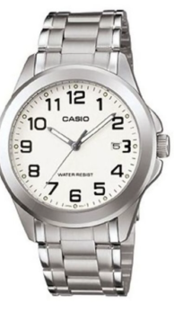 Casio Standard Analog Stainless Steel Band Watch for Women, LTP-1215A-7B2