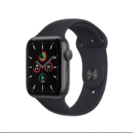 Apple watch SE 2021 GPS 44mm Space Gray Aluminium Case with Midnight Sport Band