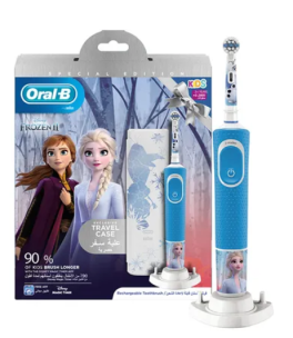 Oral B Kids Rechargeable toothbrush Frozen 3+ yrs special Edition w/ travel case