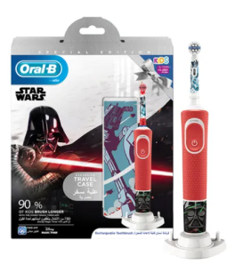 Oral B Kids Rechargeable toothbrush StarWars 3+ yrs special Edition w/ travel case
