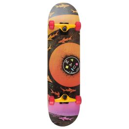 Maui and Sons - Sharknado Traditional Skateboard 31-inch ORANGE