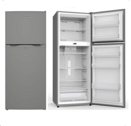 Skyworth 585L Capacity, Top Mount Refrigerator - Dark Silver SRD-585SL