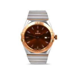 Raban Watch Stainless Steel 316 L (Style Omega Constilation) With Chocolate Dial