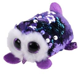 Ty Toys Teeny Flippable Owl Mimi Purple 2in