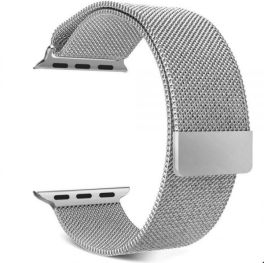 Coteetci Stainless Steel Magnetic Wach Band for Samsung/Huawei 46mm-22mm-Silver
