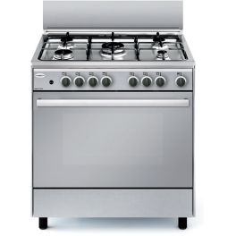 Flame gas 80x60cm Gas Cooker - Silver