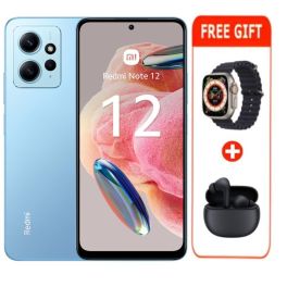 Xiaomi Redmi Note 12, 128GB Phone - Ice Blue With Free Gift